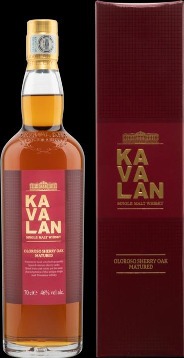 Actual product image Kavalan Sherry Oak Matured (Single Malt, 1 x 70 cl)