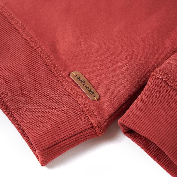 Immagine prodotto VidaXL Maglia con cappuccio per bambini rosso scuro 92,Materiale: 95 (92)