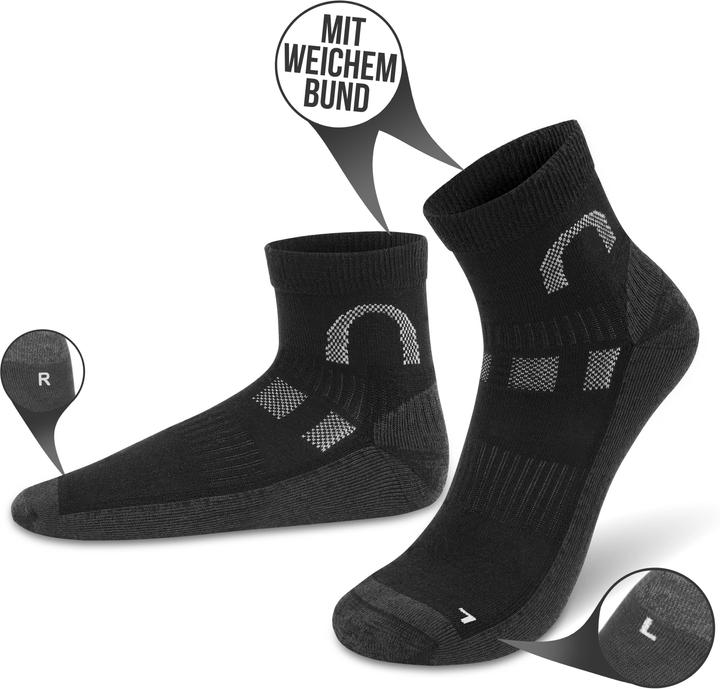 Produktbild Normani 2 Paar Merino-Kurzschaftsocken Lismore (2er Pack, 39 - 42)