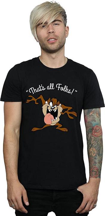 Looney Tunes That's All Folks Taz TShirt aus Baumwolle