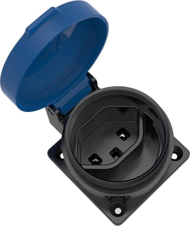 Image du produit Elbro Prise INC T23 IP55 16 A 230 VAC IK08 noir/bleu S+ joint inclus