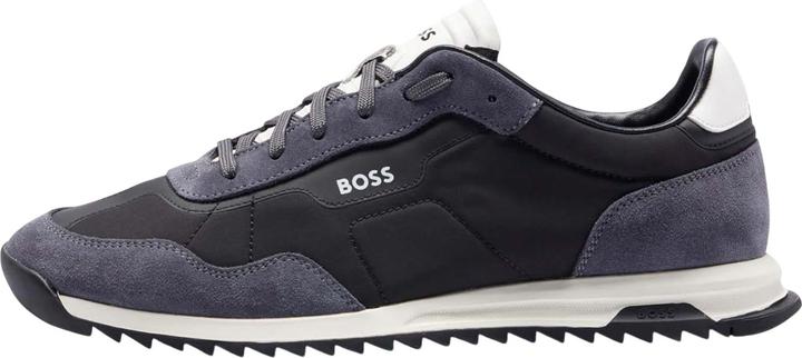 Actual product image BOSS Mens Zayn Suede Low Trainers (38)