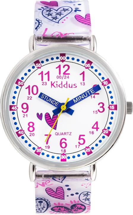 Image du produit Kiddus Time Teacher Hearts (allemand) (Montre analogique, 33 mm)