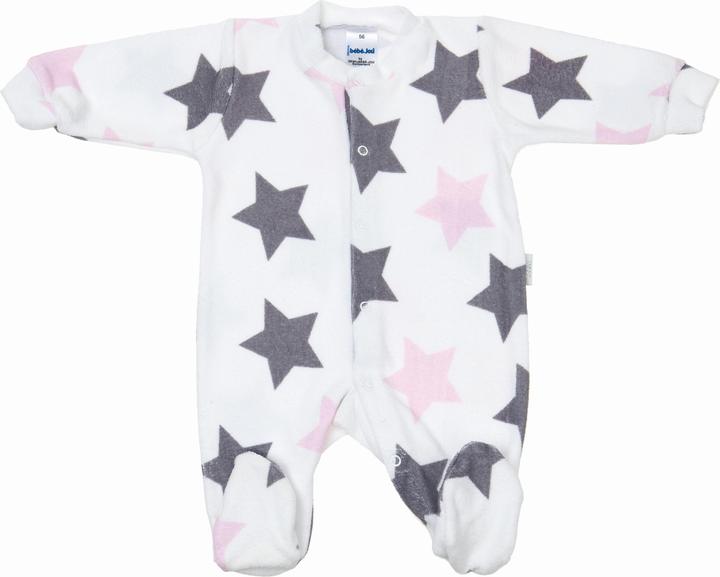 Pagliaccetto in spugna rosa Stelle (50)