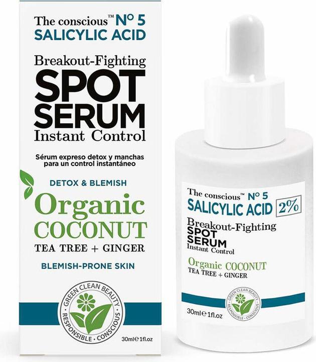 Biovène Salicylsäure-Breakout-Fighting Spot Serum mit Bio-Kokosnuss 30ml (30 ml)