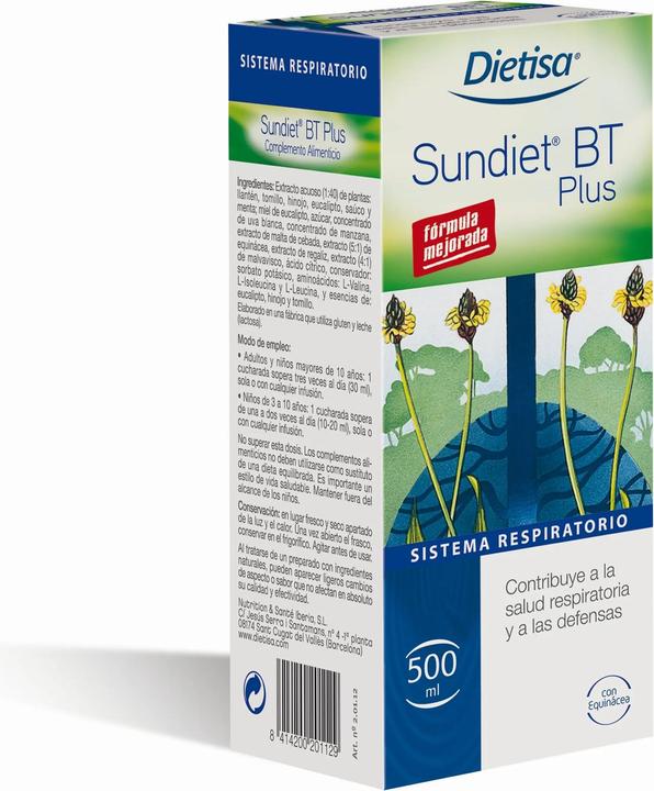Actual product image Bio Partner Sundiet BT Plus Bronchial 500ml by DIETISA (500 ml)