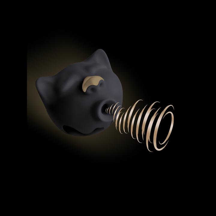 Actual product image Gvibe Gcat Clit Sucker Mystic Noir