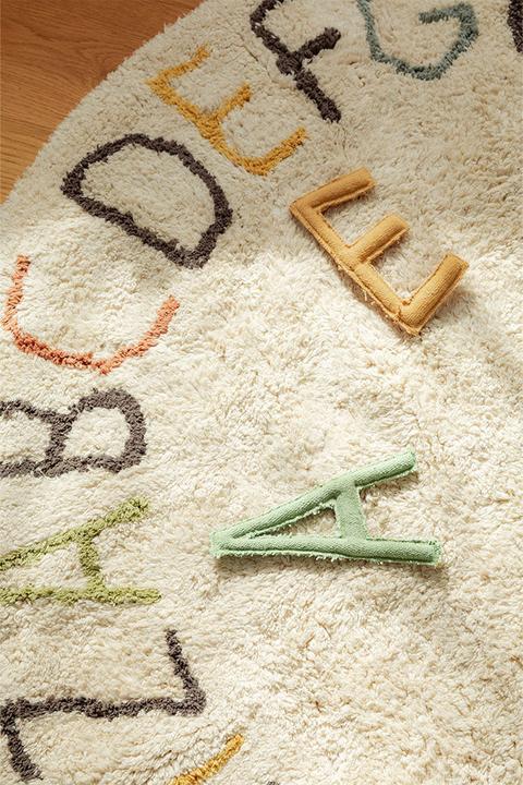 Produktbild Lorena Canals Waschbarer Teppich ABC Color And Letter (Ø 120 cm)