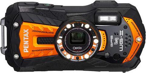 Produktbild Pentax Optio WG-2 GPS, 14MP, 5x WW-Zoom, Wasserfest, Orange