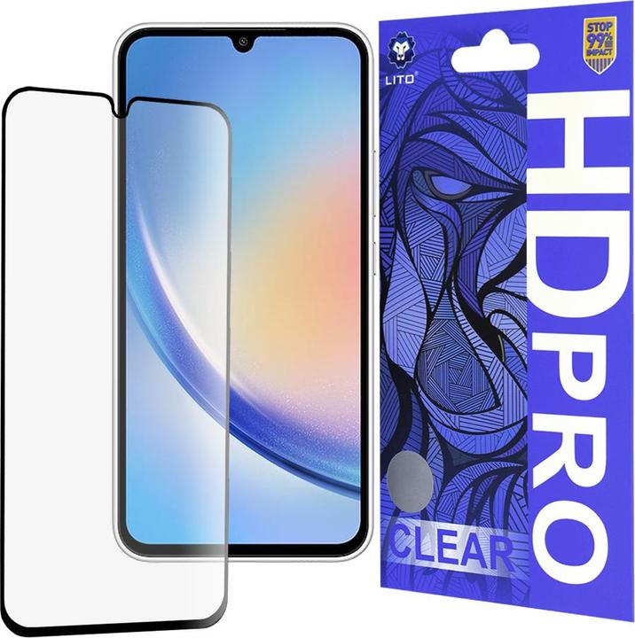 Produktbild Lito - HD Pro Clear - Samsung Galaxy A34 5G - Black (1 Stück, Samsung Galaxy A34 5G)