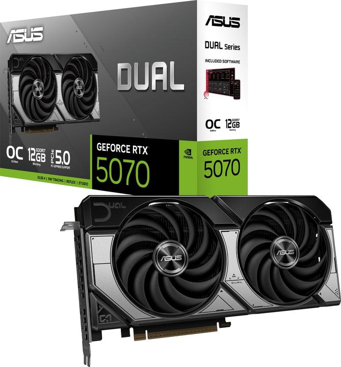 Image du produit ASUS Dual GeForce RTX 5070 OC (12 Go)