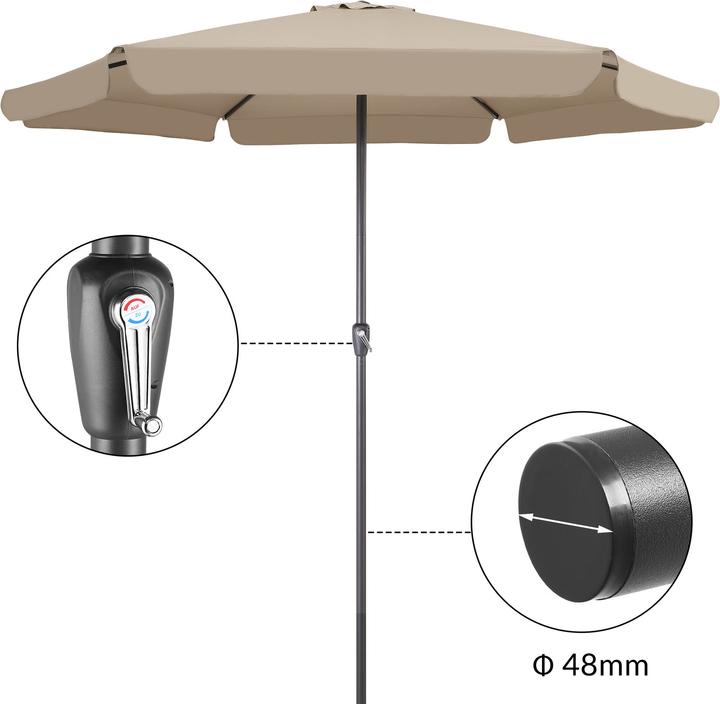 Produktbild Kingsleeve Sonnenschirm 3,3m (3.30 m)