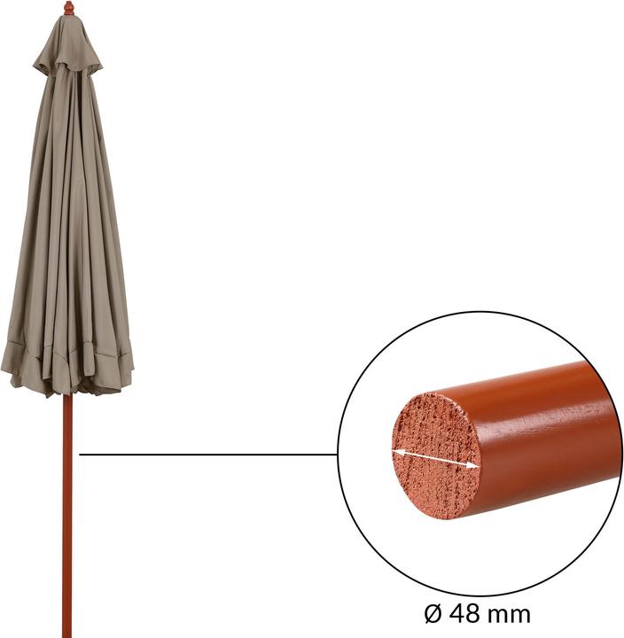 Produktbild Kingsleeve Sonnenschirm (3.30 m)