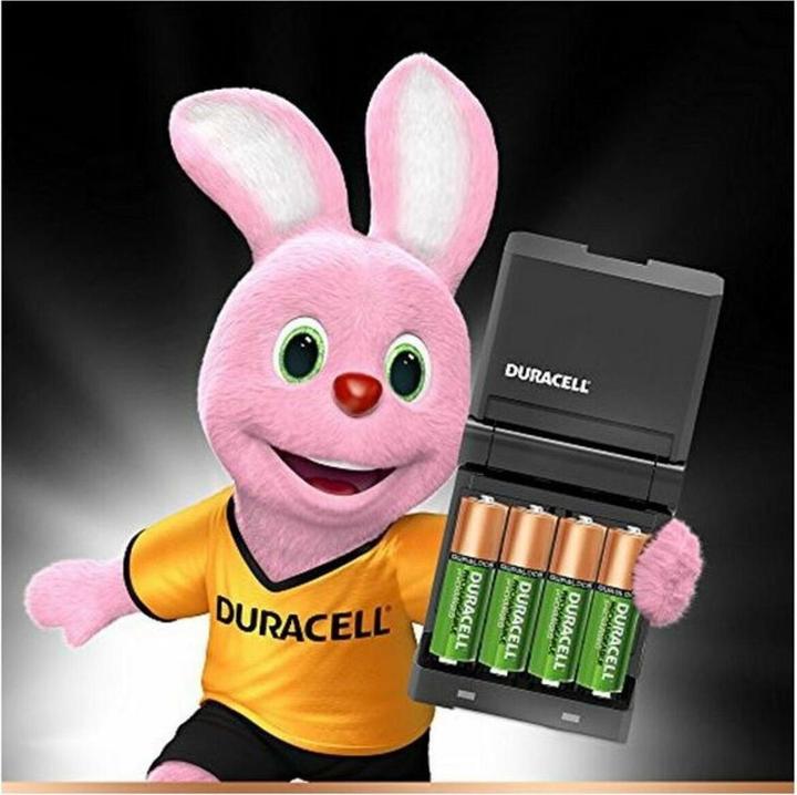 Produktbild Duracell Ladegerät für CEF27 + Batterien, 4-tlg (4 Stk., AA, AAA, 1300 mAh, Akku)