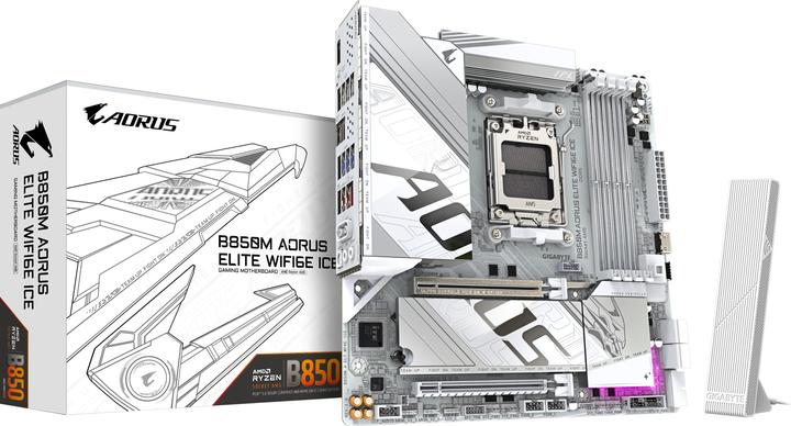 Gigabyte B850M AORUS Elite WIFI6E ICE (AM5, AMD B850, mATX)
