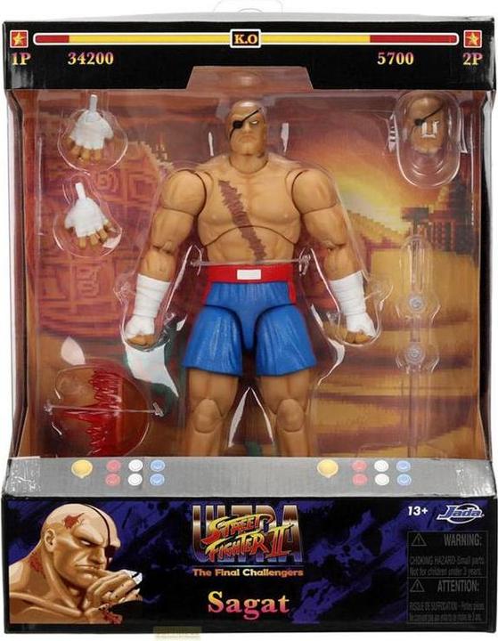 Produktbild Jada Street Fighter II Sagat 7,5" Figure