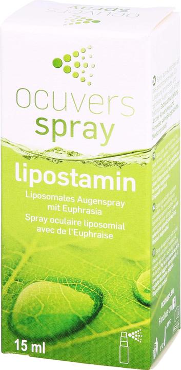 Image du produit Innomedis Ocuvers Spray lipostamine pour les yeux, solution de 15 ml (15 ml, Ocuvers Spray lipostamine pour les yeux, 15 ml de solution)