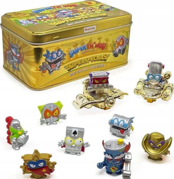 Produktbild Magic Box Super Zings Things Golddose mit 9 Figuren Serie 3