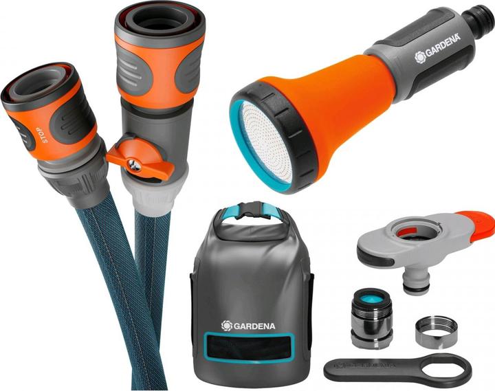 Produktbild Gardena Textilschlauch Liano Xtreme 1/2, 10 m Set + Adapte (10 m, 13 mm)