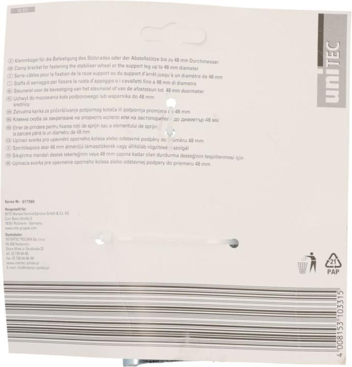 Produktbild Unitec Klemmbügel