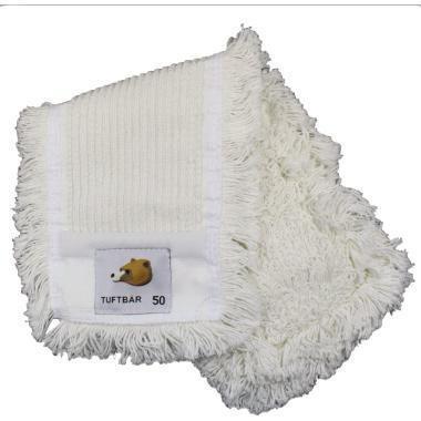 Produktbild Neutralware Wischmopp Tuftbär GVS Klapphalter 16x54 cm (BxL) 50 % Baumwolle 50 % Polyester weiss (1 Stk.)