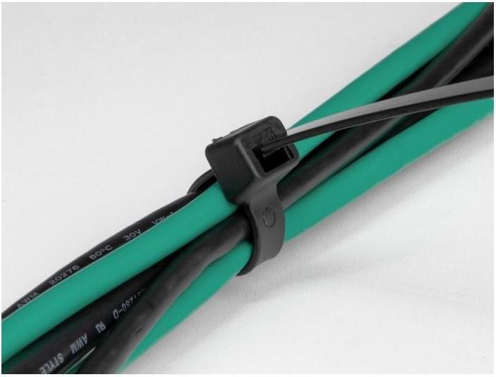 Produktbild Delock 19646 Kabelbinder Lösbarer Kabelbinder Nylon (e) (Kunststoffkabelbinder, 850 mm, 10 Stk.)