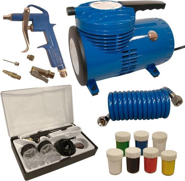 Produktbild IHP Mauk AirBrush Kompressor Set ölfrei (3.10 Bar, 64 l)