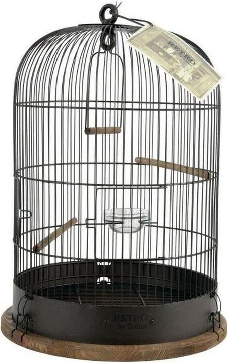 Zolux Gabbia Retro Lisette Mercoledì 35 uccelli neri