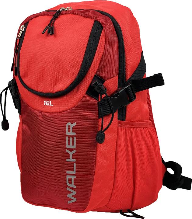 Image du produit Walker Sac à dos scolaire Flow en fibre synthétique rouge