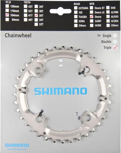Produktbild Shimano Kettenblatt Deore FC-M532 32 Zähne silber (32)