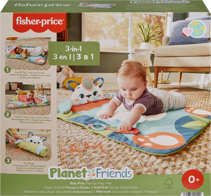 Produktbild Fisher-Price Rolli-Roll Panda Spielmatte