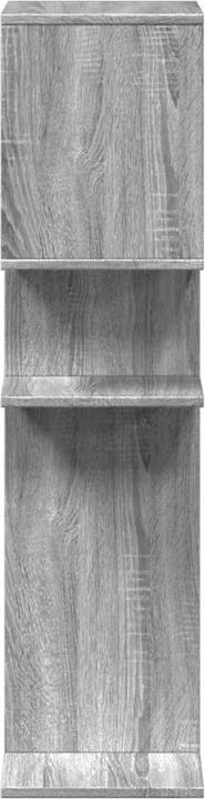 Produktbild VidaXL Bücherregal Raumteiler Wandregal Standregal Raumtrenner Regal Grau Sonoma (92 x 29 x 188 cm)