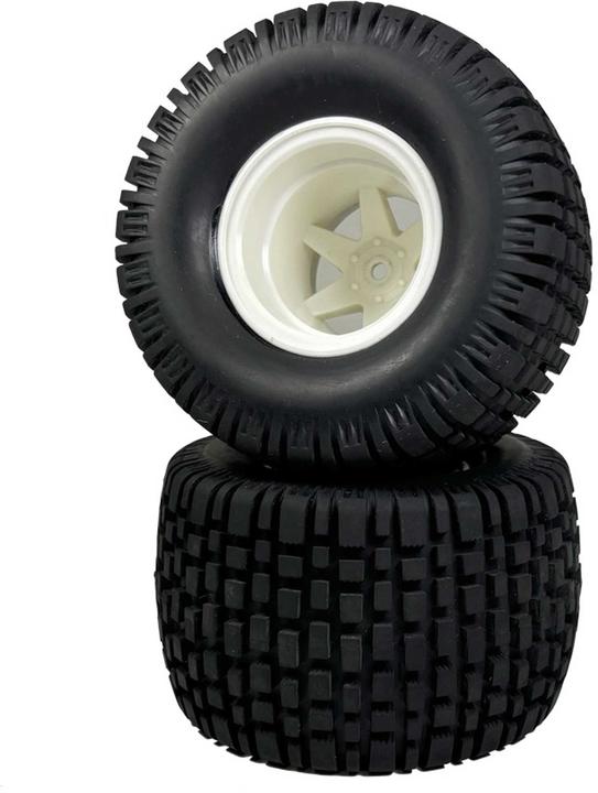 Actual product image Absima 1/10 wheel set "Monster Block Balloon Wheels" white (2)