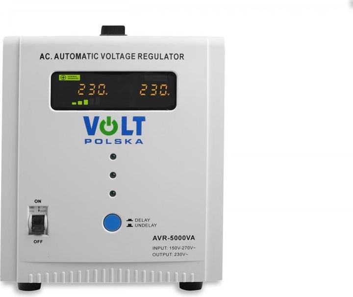 Image du produit Volt Polska SPANNUNGSSTABILISATOR AVR 5000VA 8-11% (5000 VA, 5000 W)