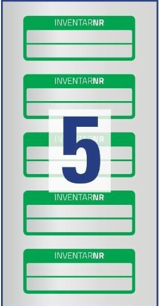 Produktbild Avery Inventar-Etiketten PES-Folie