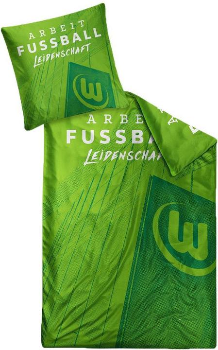 Produktbild VfL Wolfsburg Bettwäsche A-F-L grün