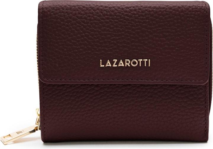 Lazarotti Bologna Leather Geldbörse Leder 12 cm
