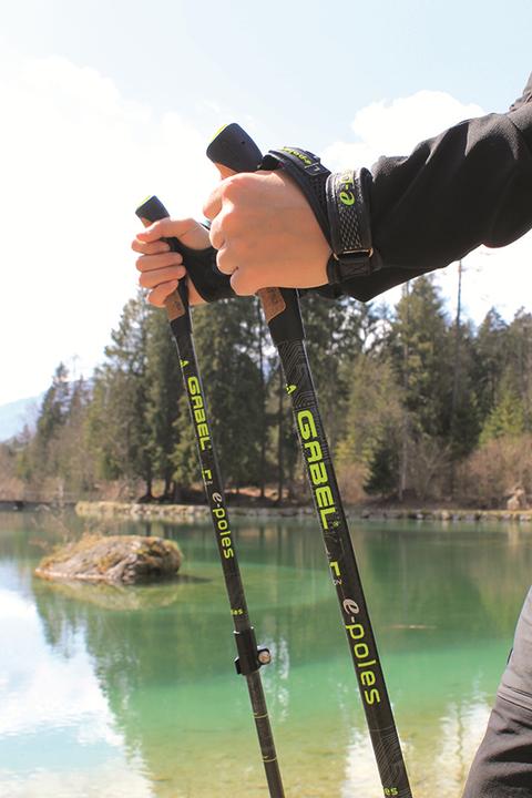 Actual product image Gabel Poles Stretch Lite Carbon (130 cm)