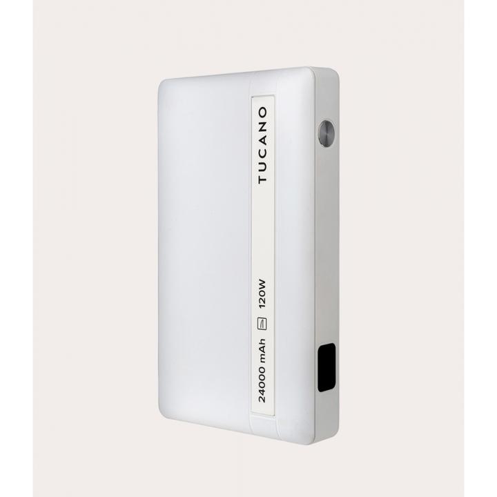 Actual product image Tucano Power bank for laptop, 24000 mAh, White (24000 mAh, 120 W)