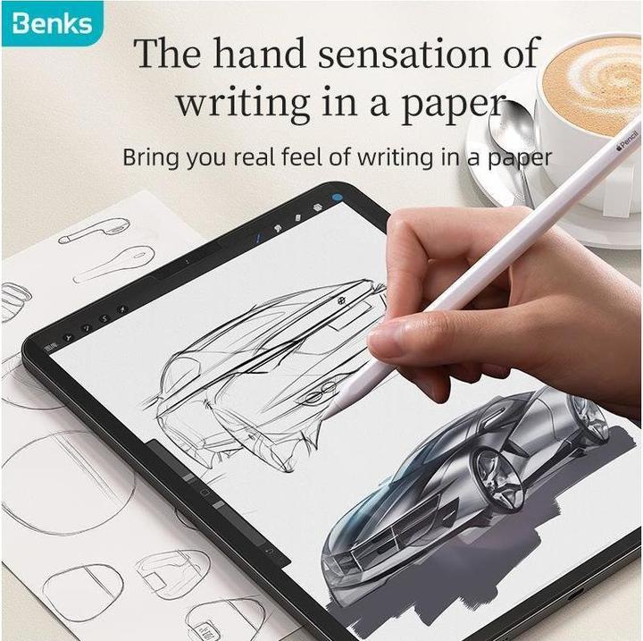 Produktbild Benks Magnetisches papierähnliches Panzerglas zum Zeichen iPad Pro 12.9 (1 Stück, iPad Pro 12.9 2021 (5. Gen), iPad Pro 12.9 2020 (4. Gen), iPad Pro 12.9, iPad Pro 12.9 2022 (6. Gen), iPad Pro 12.9 2018 (3. Gen))