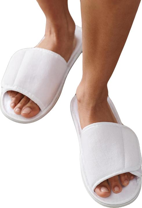 Actual product image Towel City Unisex Adult Open Toe Slippers (37)