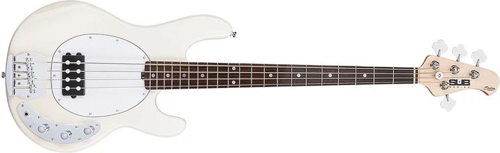 Image du produit Guitare basse, S.U.B., StingRay RAY4, Vintage Cream (Basse électrique, Tilleul, Acajou, Jatoba)