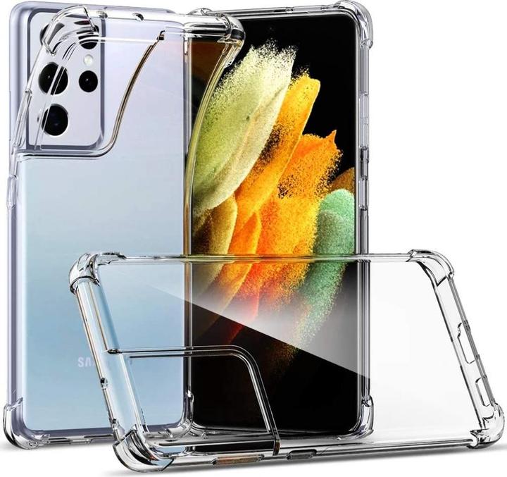 Screenguard Samsung Galaxy S21 Ultra hull Crystal Soft Airbag Bumper (Samsung Galaxy S21 Ultra)