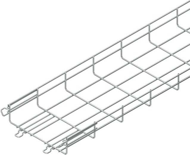 Productafbeelding Niedax NIE MTC 54.200 V Netvormige kabelgoot U-fo met draaibare aansluiting 54x200x3000mm CITO staal