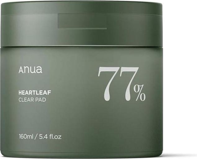 Anua - Heartleaf 77% Clear Pad (Chiffons de nettoyage, 160 ml)