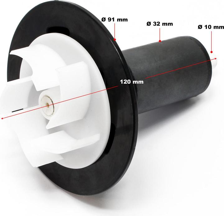 Produktbild SunSun Ersatzteil Rotorensatz Teichpumpe CET-15000 Filterpumpe SuperECO Teich