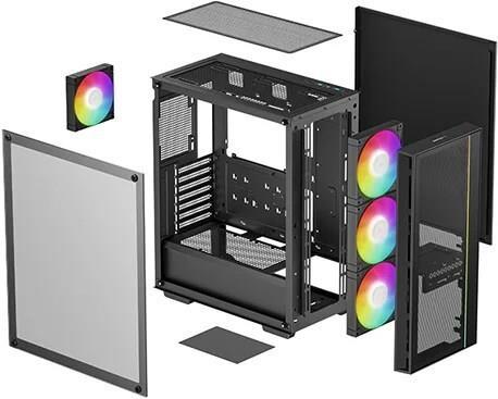 Actual product image Deepcool MATREXX 55 Mesh V4 C (ATX, mATX, Mini-ITX)