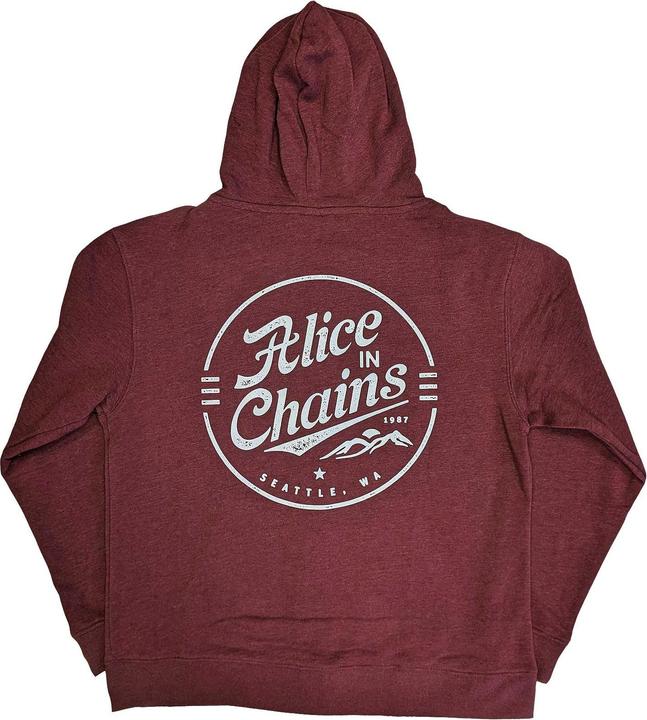 Produktbild Alice In Chains Hoodie mit durchgehendem Reissverschluss (L)