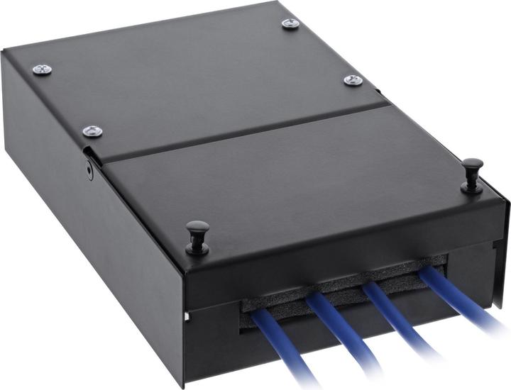InLine Scatola di giunzione a montaggio superficiale per 4 jack RJ45 Keystone