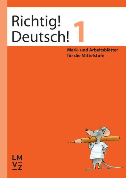 Produktbild Richtig! Deutsch! 1. Merk- und Arbeitsblätter (Deutsch, Andreas Winkelmann, Regine Winkelmann, 2016)